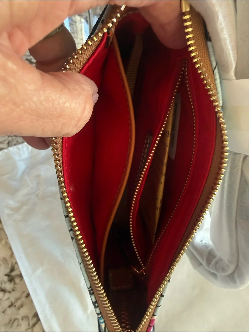 Dooney & Bourke blue signature